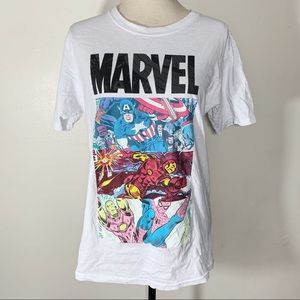 Marvel Shirts - Marvel Ironman Spider-Man Captain America T-Shirt Marvel Shirts - Marvel Ironman Spider-Man Captain America T-Shirt